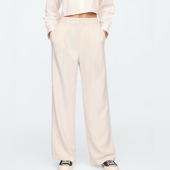 NWT Gap Easy Pant Birch White Trousers Women's Pants size 4 - Picture 2 of 5